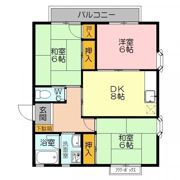 ジョイフル米原の間取り画像