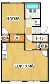 コーポベルフラワーの間取り画像