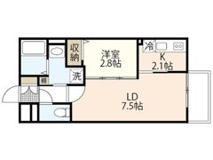 月光南観音壱番館の間取り画像