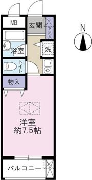 ミレニアム成和の間取り画像