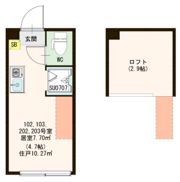 ハーモニーテラス下高井戸Ⅴの間取り画像