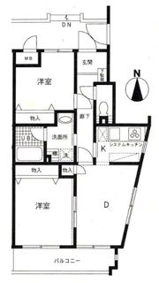 すずらんマンションの間取り画像