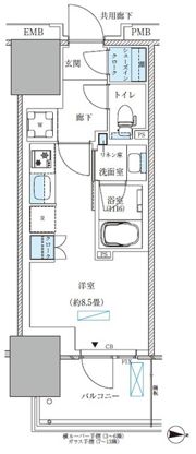 パークアクシス西大島コンフォートスクエアの間取り画像