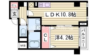 WELLBEAR新神戸の間取り画像