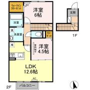 セジュールちさとⅡの間取り画像