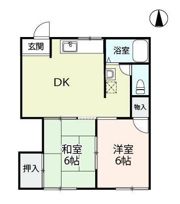 白石ハイツの間取り画像