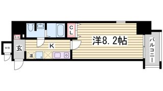 ダイドーメゾン神戸元町の間取り画像