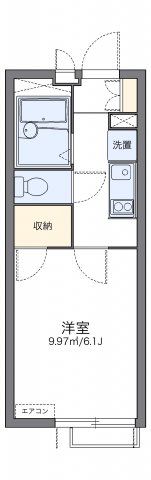 レオパレス長者丸の間取り画像