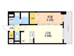 S－RESIDENCE中呉服の間取り画像