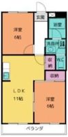 セントール原の間取り画像