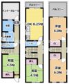 赤川3貸家の間取り画像