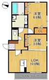 MER行事 B棟の間取り画像