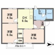 フレグランス山西の間取り画像