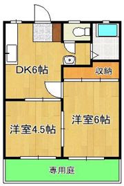 パナハイツ緑ヶ丘IIの間取り画像