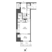 WORVE横浜伊勢佐木町の間取り画像