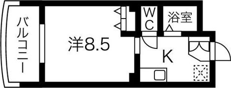 マンションリバーサイドの間取り画像