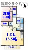 ブラサムハイツの間取り画像