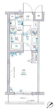 グリアス横浜・三ツ沢公園の間取り画像