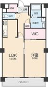 グランヴェル西山2号館の間取り画像