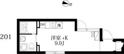 スカイヒルズ白山の間取り画像