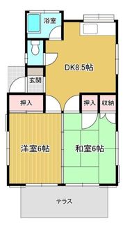 睦町1－9－13貸家の間取り画像