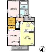 ソレイユ西島Ⅱの間取り画像