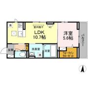 リヴェール中村の間取り画像