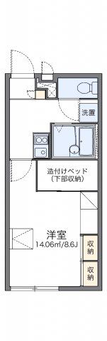 レオパレスクレール ヨシノの間取り画像