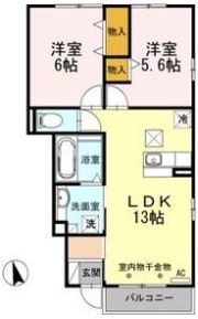 フェリーチェ中山の間取り画像