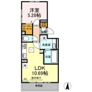 クリークレイン南高江の間取り画像