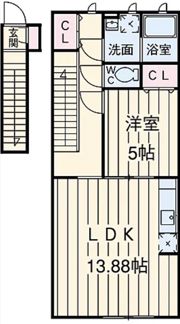 アムール武蔵浦和の間取り画像