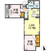グラナーデ江戸川Bの間取り画像