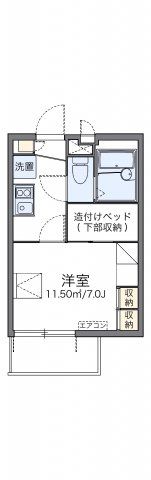 レオパレスBLUE NOTEの間取り画像