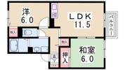 オーク東須磨の間取り画像
