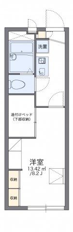 レオパレスNISHIHARAⅡの間取り画像