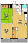 オアシス槻田の間取り画像