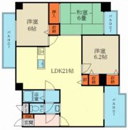 ラヴニール東島田の間取り画像