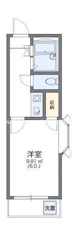 レオパレス藤塚の間取り画像