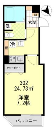 カノープス南大井Aの間取り画像