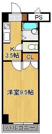 ギャラン南小倉の間取り画像