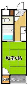 シャトレ天神の間取り画像