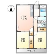 ヴァンベール文ヶ岡Ⅱの間取り画像