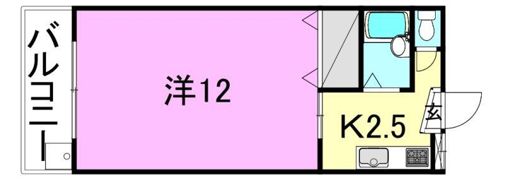 コーポMCの間取り画像
