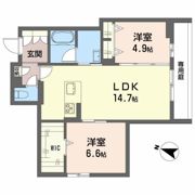 La Palais Vert ラ・パレヴェールの間取り画像