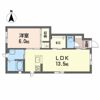 プランドール市坪の間取り画像