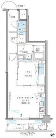 パークアクシス文京本郷の間取り画像