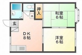 パレス浜野の間取り画像