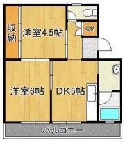 ビレッジハウス苅田2号棟の間取り画像