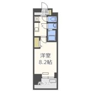 プレサンス心斎橋ソレイユの間取り画像