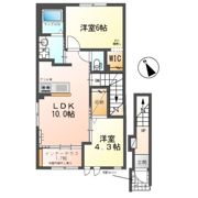 Jour de floraison K（ジュール ド フロレゾン K）の間取り画像